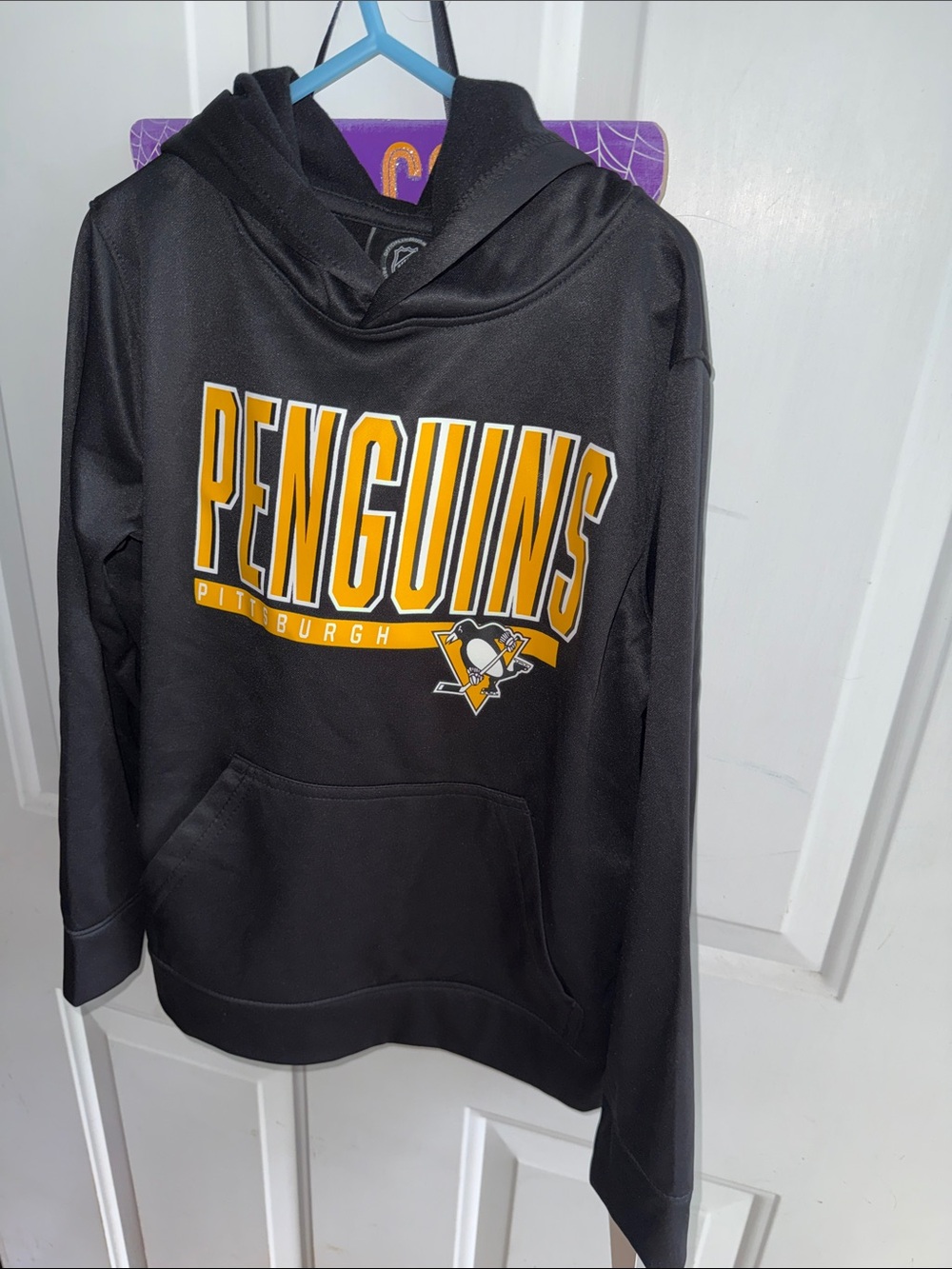 Kids Pittsburgh Penguins Black & Gold Hoodie